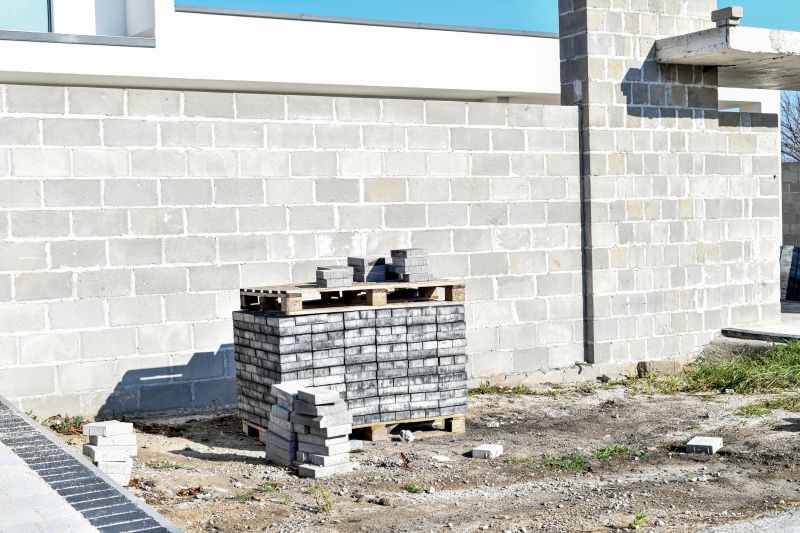 Block Foundation Installation detail