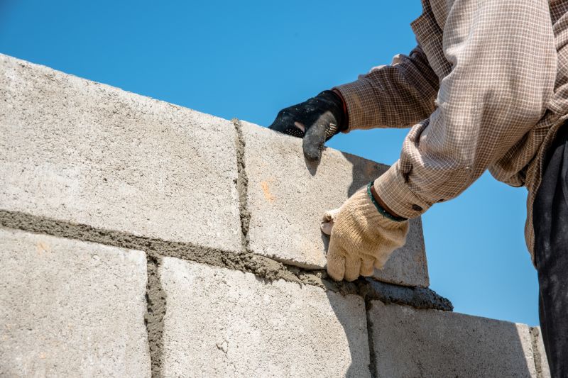 Block Wall Repair detail