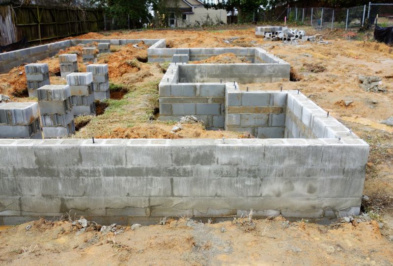 Brick Foundation Installation detail