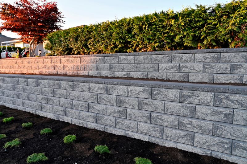 Retaining Wall with Finish